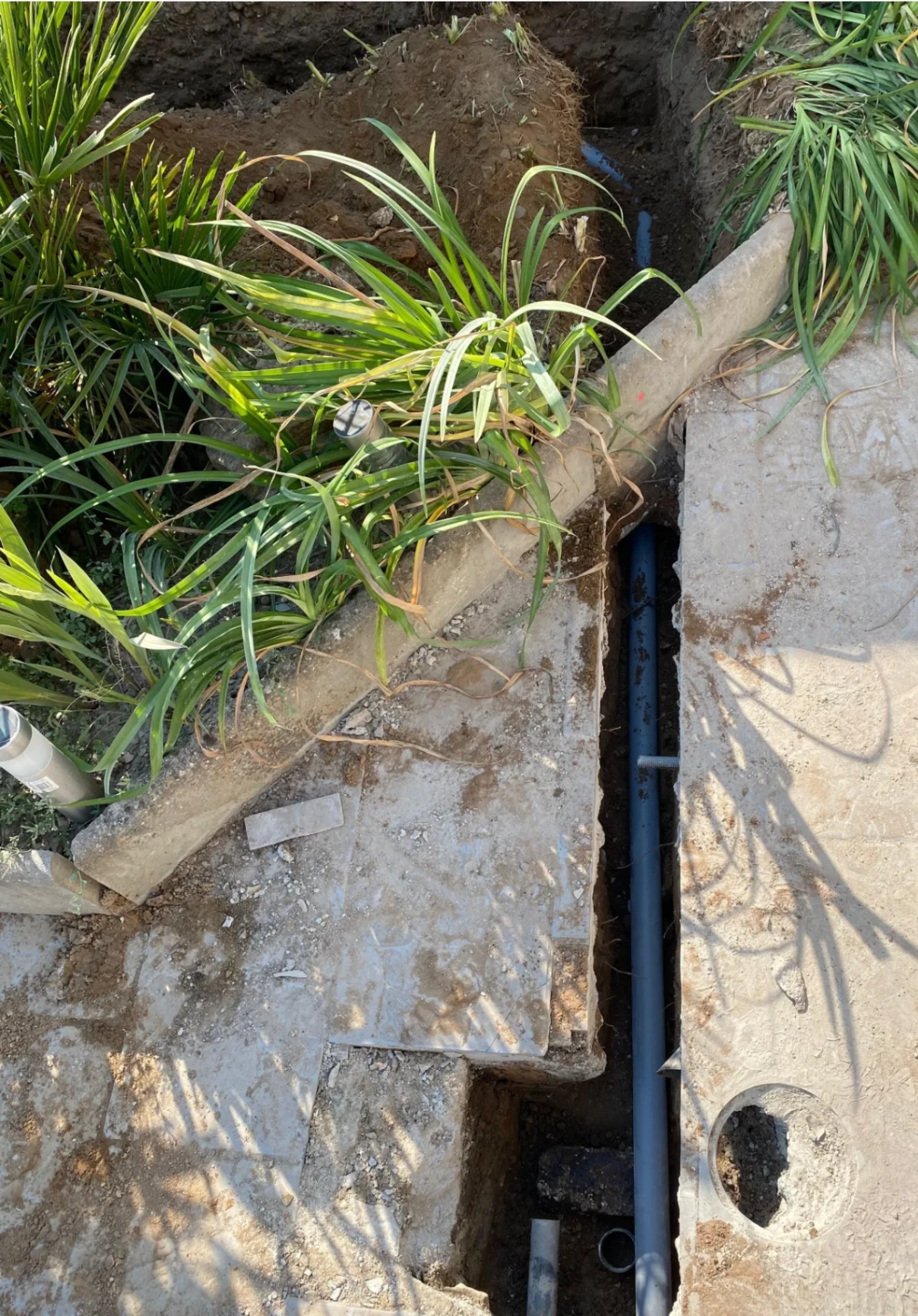 Pose de canalisation