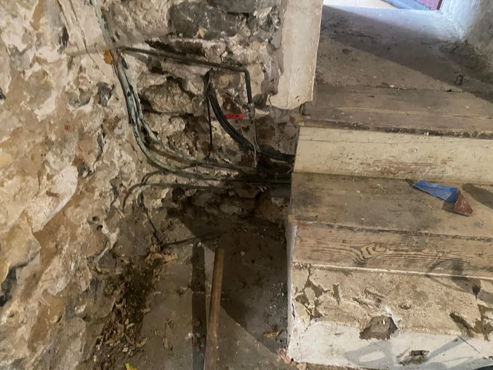 Rénovation réseau cave
